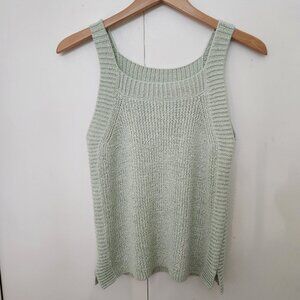 J. Crew Women's Sweater Tank Top in Cool Moss Green Size Small